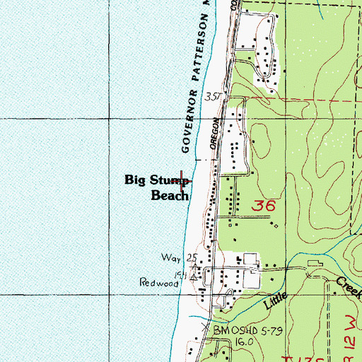 Topographic Map of Judd, OR