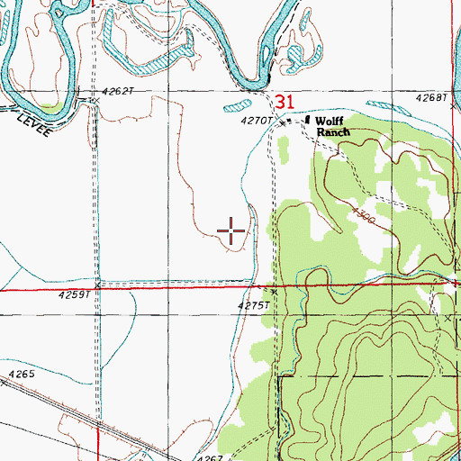 Topographic Map of Corbell Ditch, OR