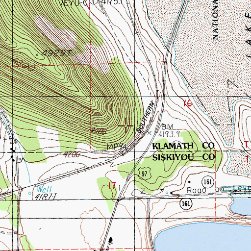 Topographic Map of Calor (historical), OR