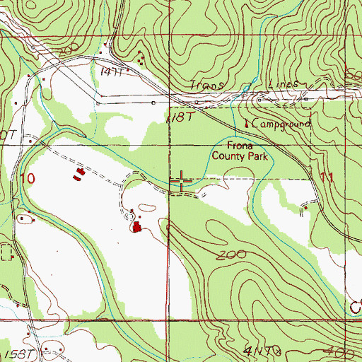 Topographic Map of Abernathy Station (historical), OR