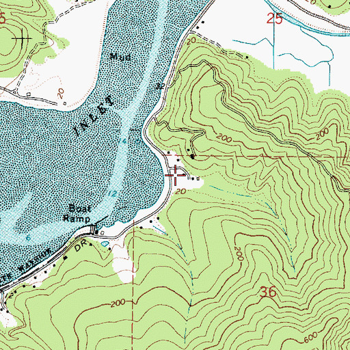 Topographic Map of Ingersoll Gulch, OR