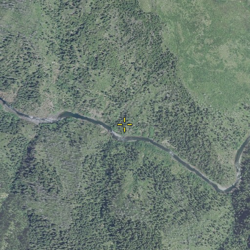 Aerial/Satellite Image of Green Wall, OR