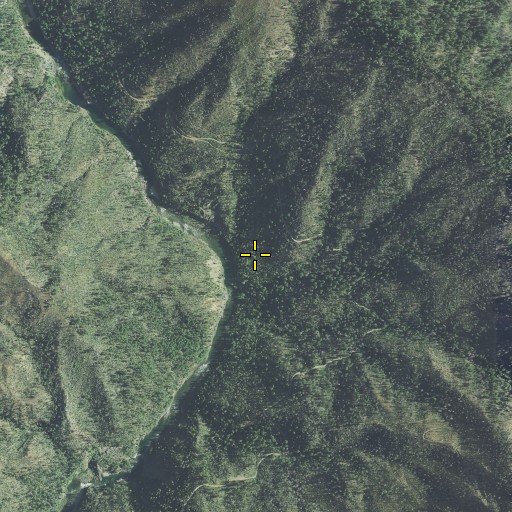 Aerial/Satellite Image of Myrtle Creek, OR