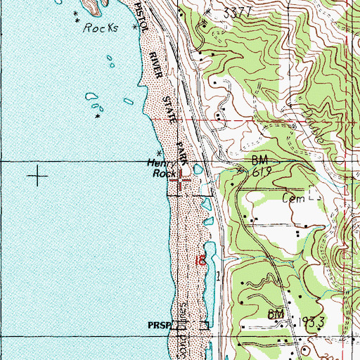 Topographic Map of McKinley Creek, OR