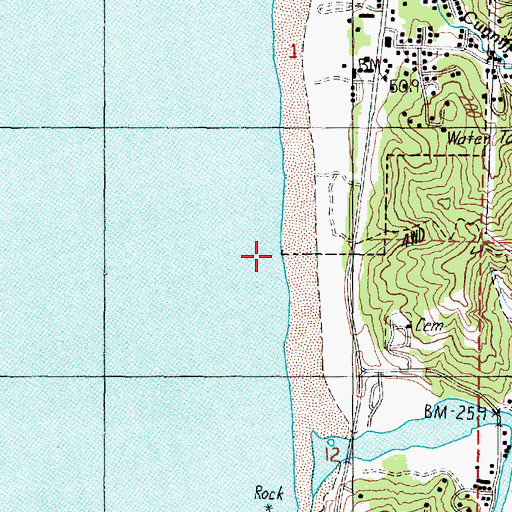 Topographic Map of Antone Creek, OR