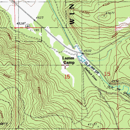 Topographic Map of Skellock Guard Station, OR