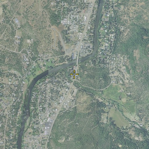 Aerial/Satellite Image of Johnson Cemetery, OR