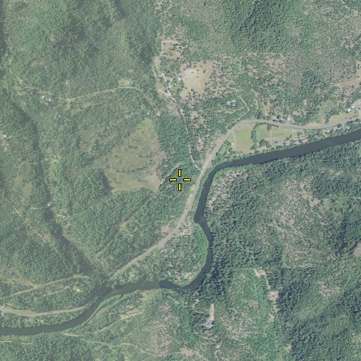 Aerial/Satellite Image of Flat Creek, OR