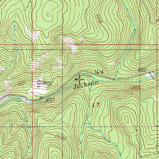 Topographic Map of Soup Creek, OR