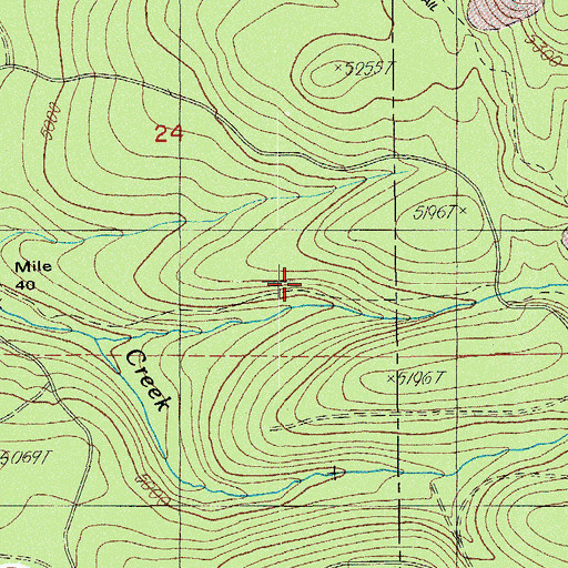 Topographic Map of Paradise (historical), OR