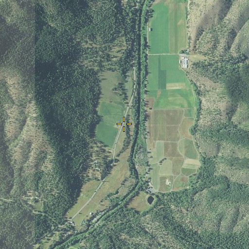 Aerial/Satellite Image of Cornstock Ditch, OR