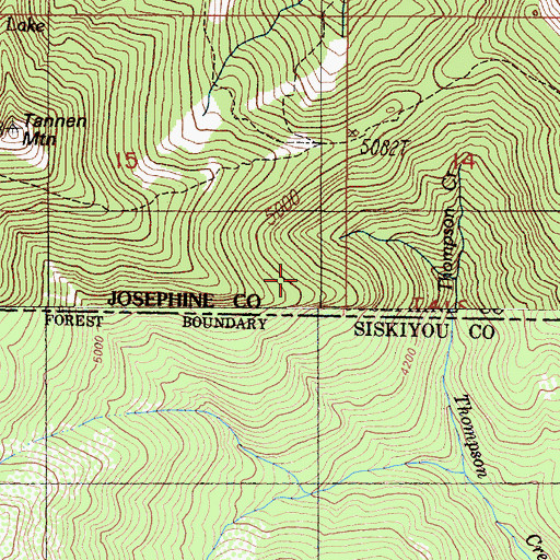 Topographic Map of Matz Draw, OR