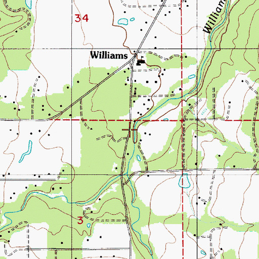 Topographic Map of Dugout Spring, OR