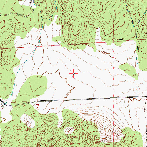 Topographic Map of State of Oregon, OR