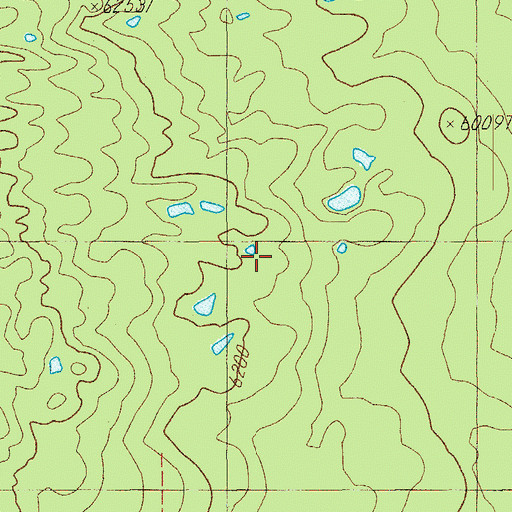 Topographic Map of Diamond Peak Wilderness, OR