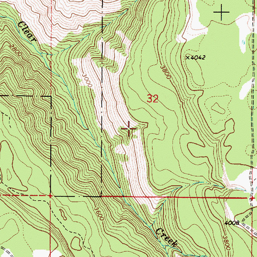 Topographic Map of Minam State Park, OR