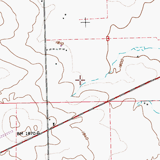 Topographic Map of Wasco County, OR