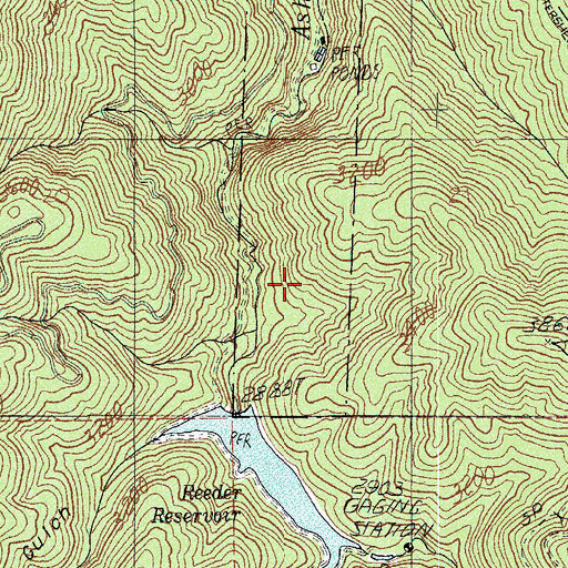 Topographic Map of Jemmison Gulch, OR