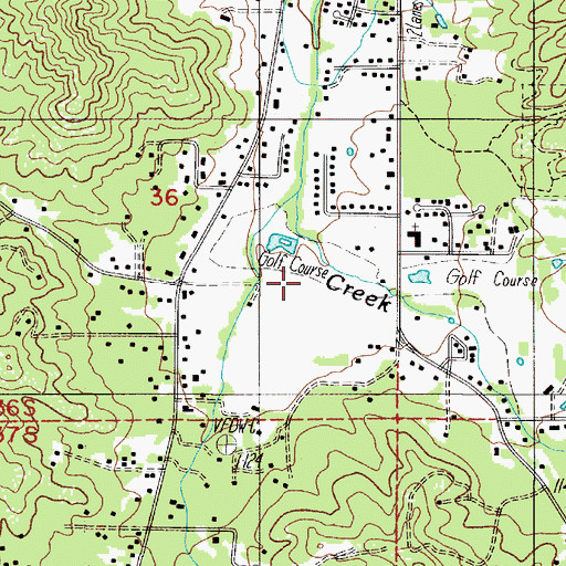 Topographic Map of Carl Creek, OR