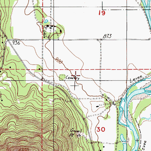 Topographic Map of Britton Creek, OR