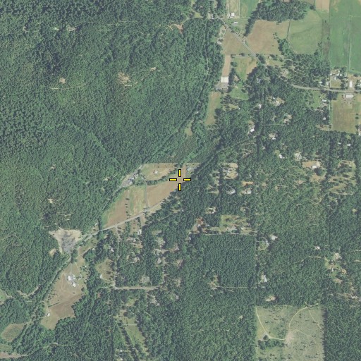 Aerial/Satellite Image of Little Cheney Creek, OR
