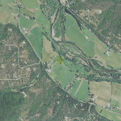 Aerial/Satellite Image of Johnston Creek, OR