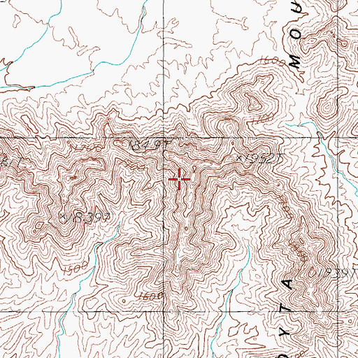 Topographic Map of Sonoyta Mountains, AZ