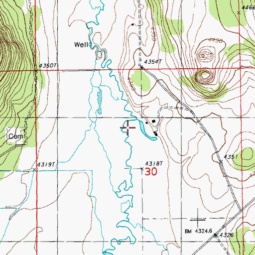 Topographic Map of Lola K West Spring, OR