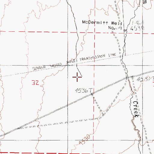 Topographic Map of Jaca Creek, OR
