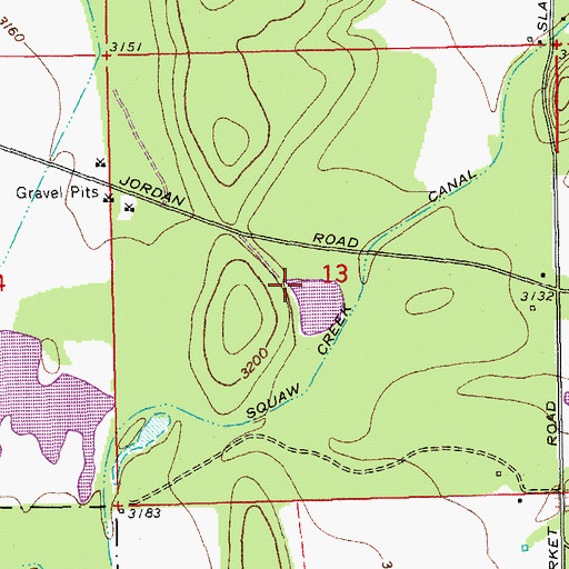 Topographic Map of Cyrus Dam, OR