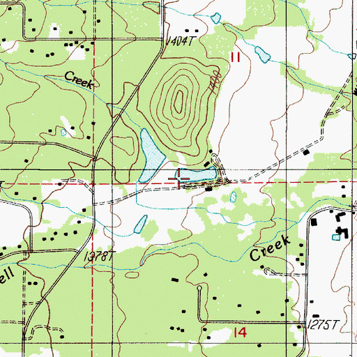 Topographic Map of Lippert Reservoir Number Two, OR