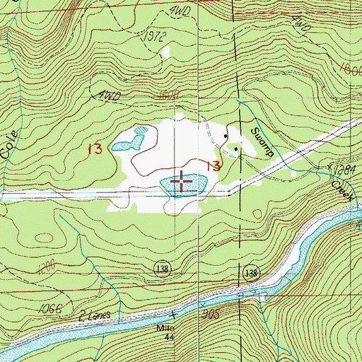 Topographic Map of Paris Dam, OR