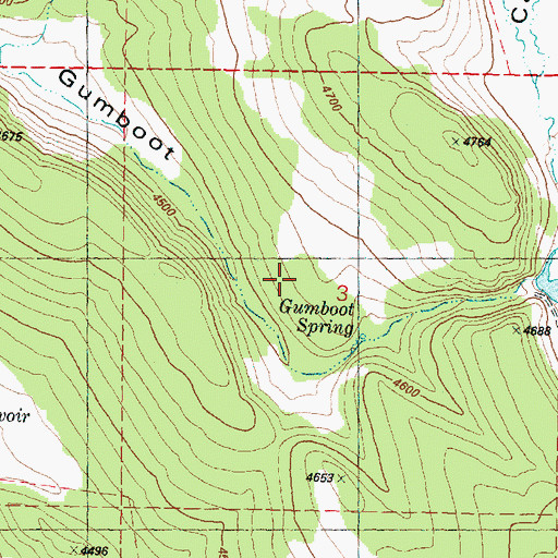 Topographic Map of Zoglmann Dam, OR