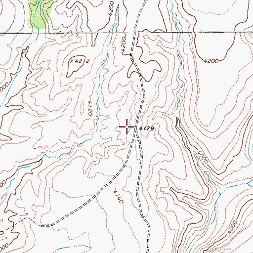 Topographic Map of Sontag Mesa, AZ