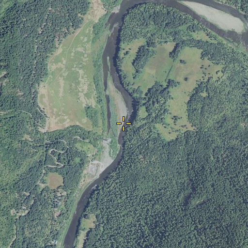 Aerial/Satellite Image of Foster Rapids, OR