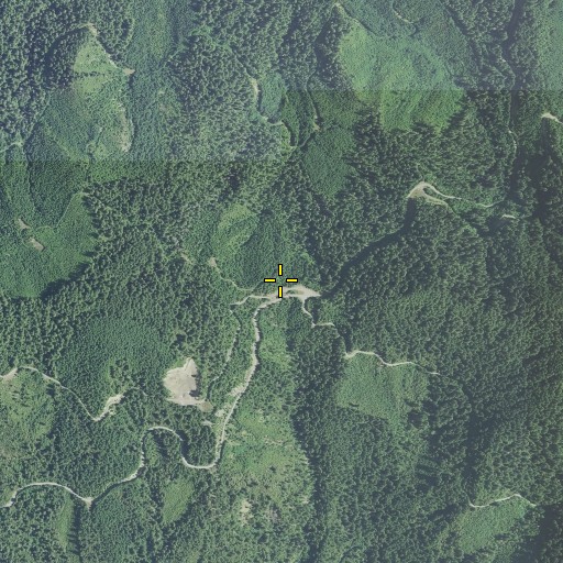 Aerial/Satellite Image of Agness Pass, OR