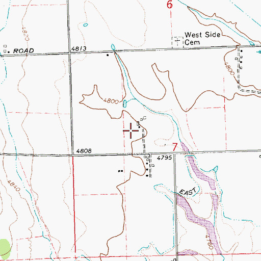 Topographic Map of Lakeview Water Users Headquarters, OR