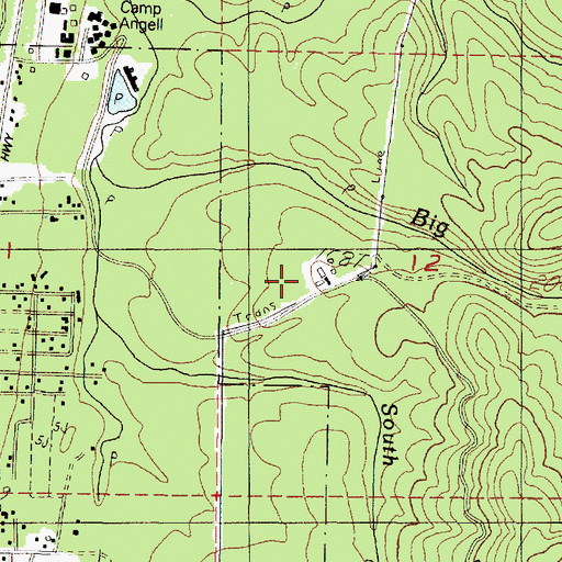Topographic Map of Blodgett Work Center, OR