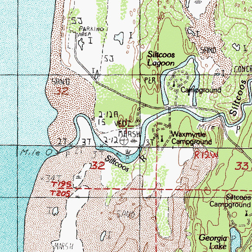 Topographic Map of Stagecoach Trailhead, OR