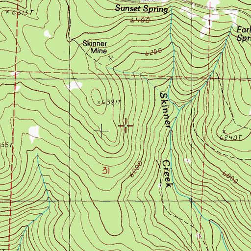 Topographic Map of Desolation Butte Lookout, OR