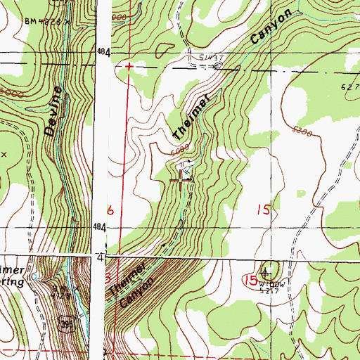 Topographic Map of Boy Scout Cabin, OR