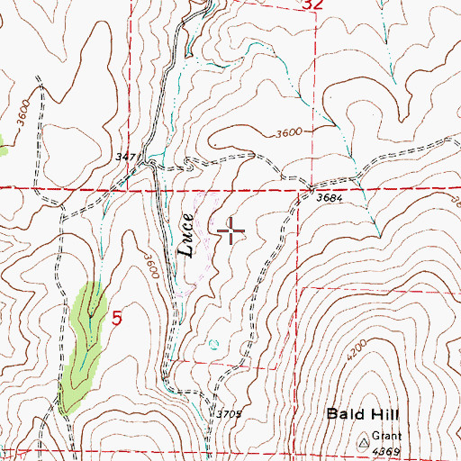 Topographic Map of John Day Sanitary Landfill, OR