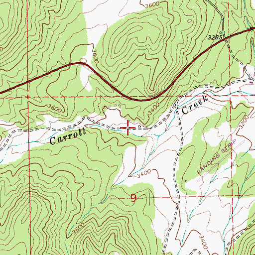 Topographic Map of Howard Ranch, OR