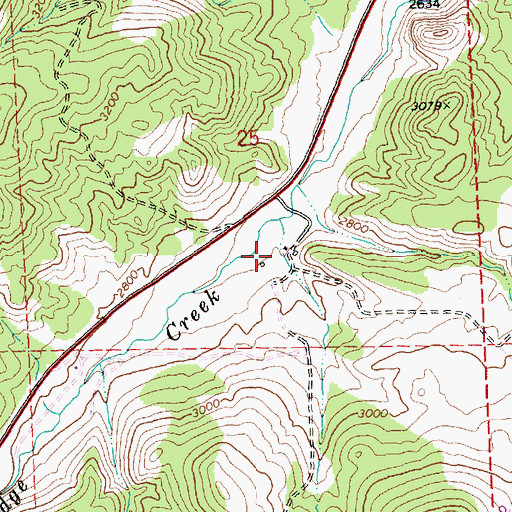 Topographic Map of Gage Range, OR