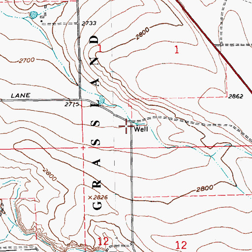 Topographic Map of Boyce Pond Well, OR