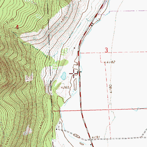 Topographic Map of S D Harris Ranch, OR
