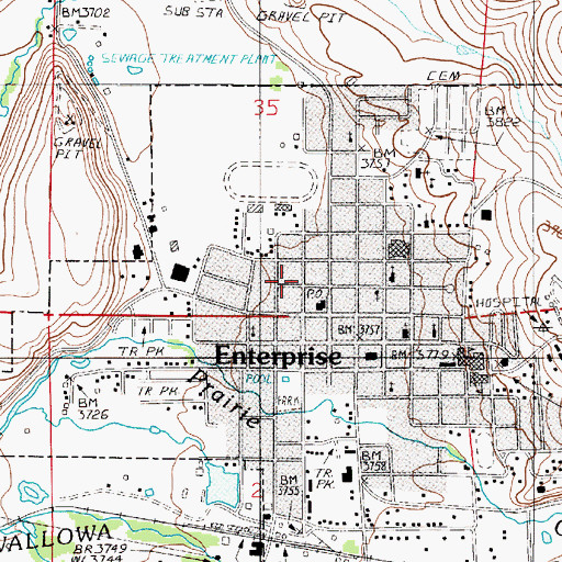 Topographic Map of Black Lake Recreation Site, OR