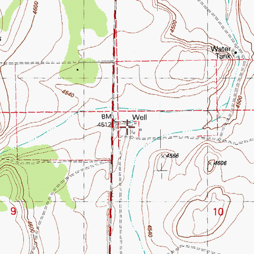 Topographic Map of Geo Peyerl Ranch, OR