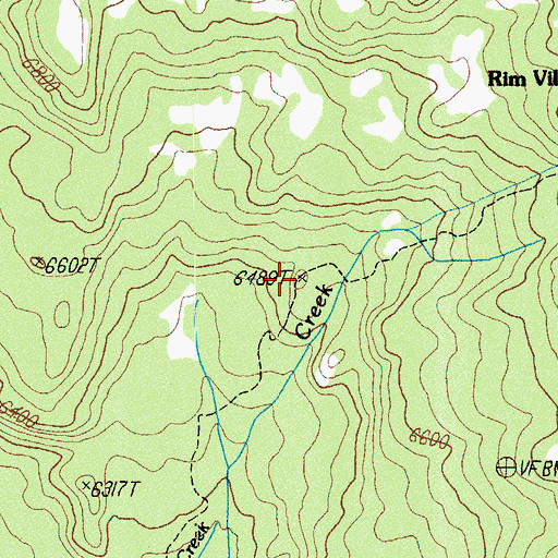 Topographic Map of Dutton Creek Trail, OR
