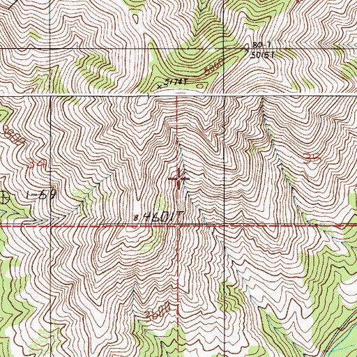 Topographic Map of North Pine Recreation Site, OR